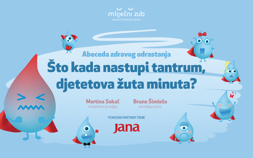 Što kada nastupi tantrum, djetetova žuta minuta?